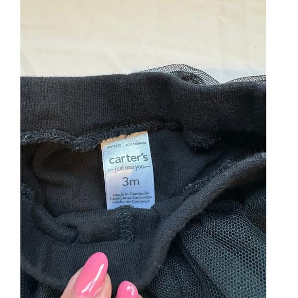 Carter's 'My Little Boo' Halloween Top and Bottom Tutu Set 3M - Picture 6 of 6